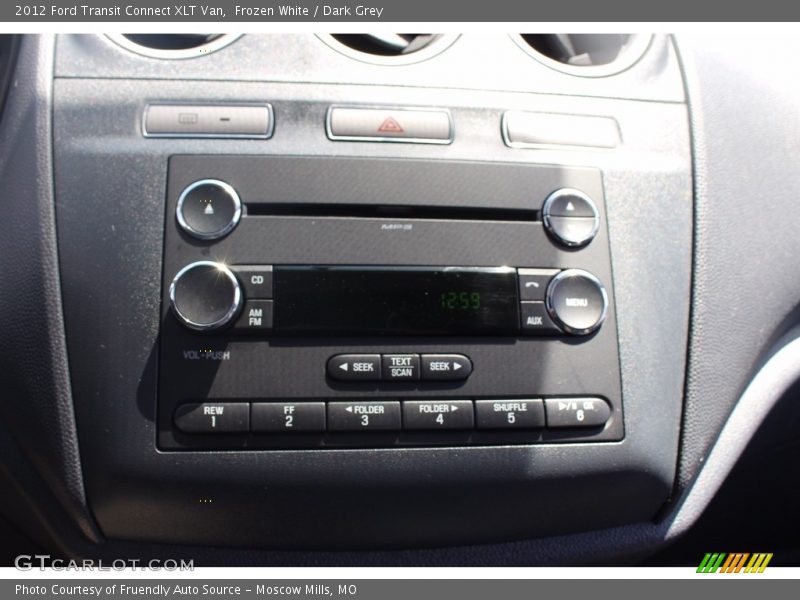 Frozen White / Dark Grey 2012 Ford Transit Connect XLT Van