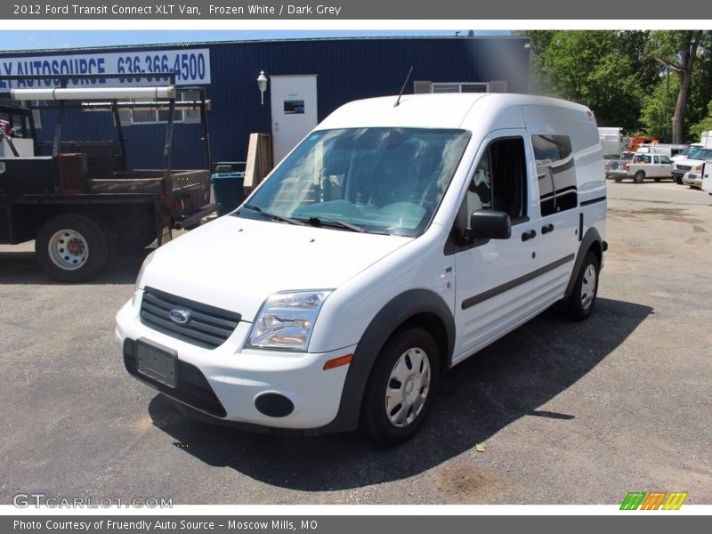 Frozen White / Dark Grey 2012 Ford Transit Connect XLT Van