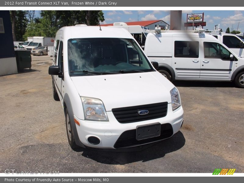 Frozen White / Dark Grey 2012 Ford Transit Connect XLT Van
