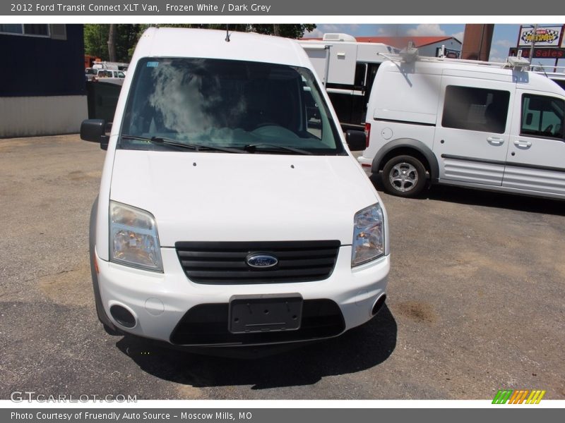 Frozen White / Dark Grey 2012 Ford Transit Connect XLT Van
