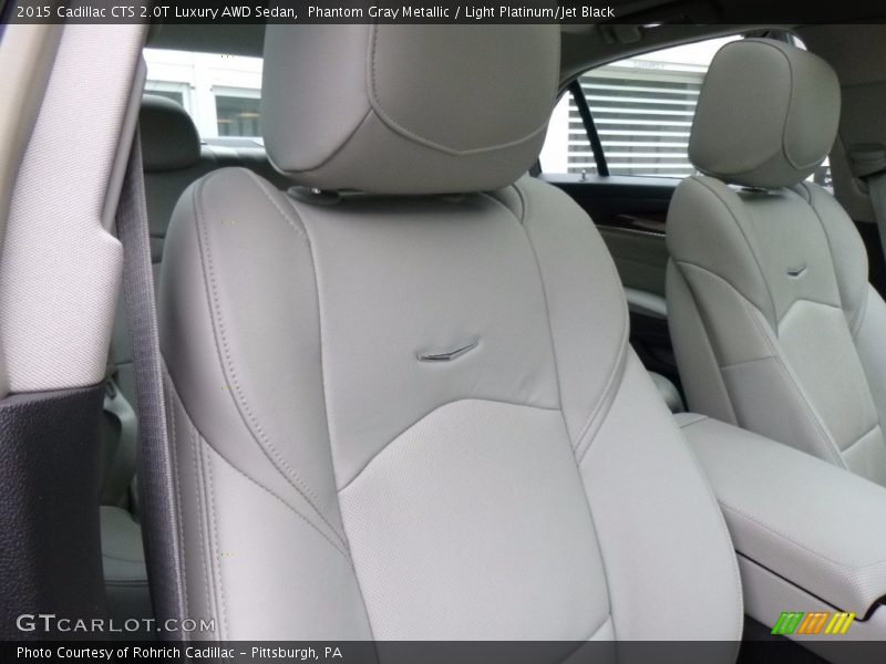 Phantom Gray Metallic / Light Platinum/Jet Black 2015 Cadillac CTS 2.0T Luxury AWD Sedan