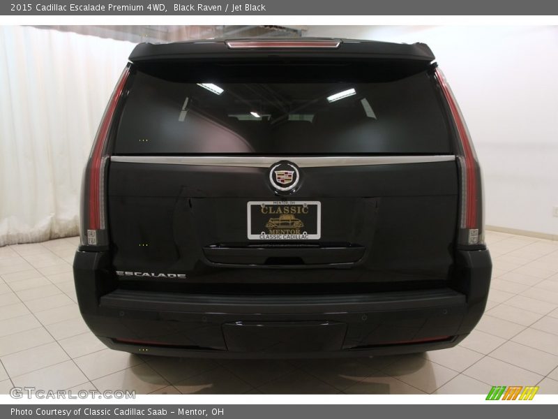 Black Raven / Jet Black 2015 Cadillac Escalade Premium 4WD