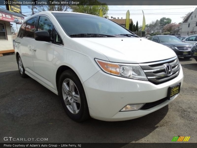 Taffeta White / Beige 2012 Honda Odyssey Touring