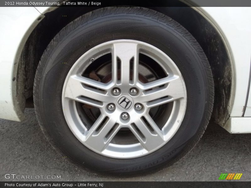 Taffeta White / Beige 2012 Honda Odyssey Touring