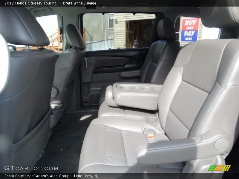 Taffeta White / Beige 2012 Honda Odyssey Touring