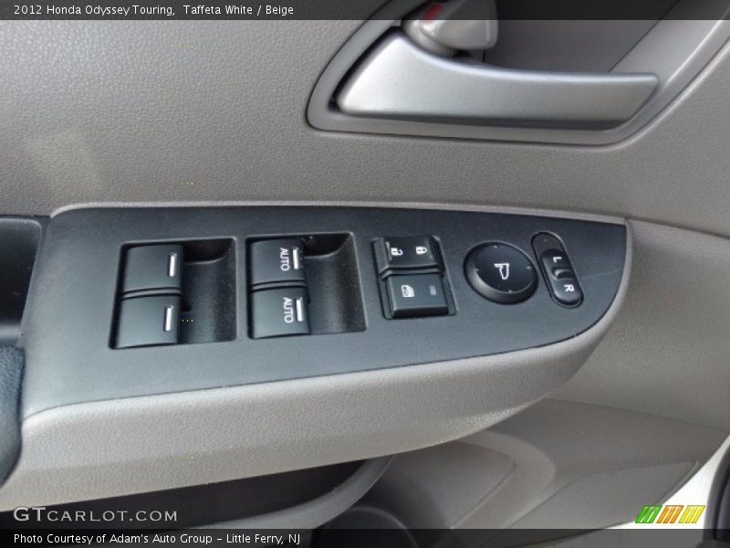 Taffeta White / Beige 2012 Honda Odyssey Touring