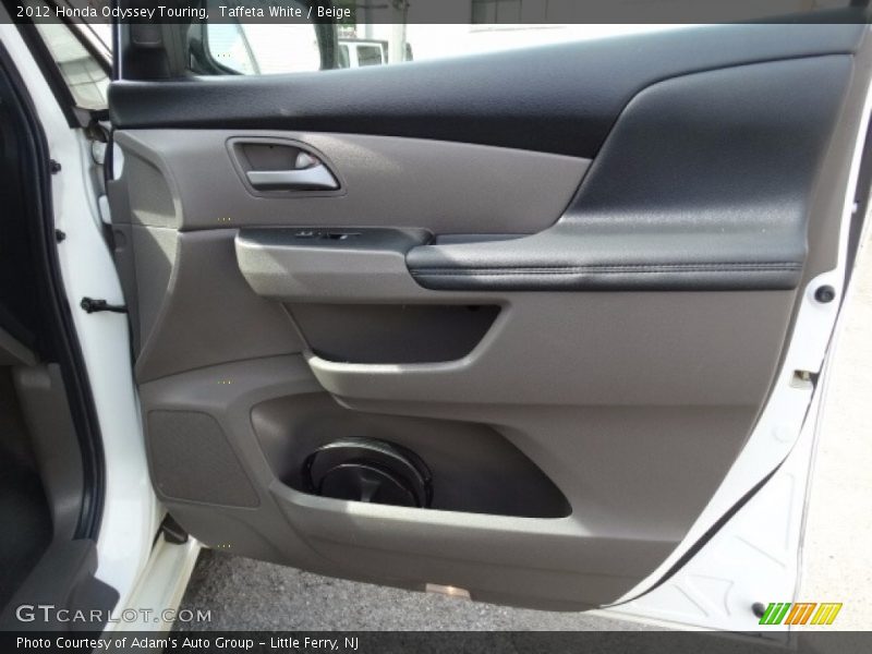 Taffeta White / Beige 2012 Honda Odyssey Touring