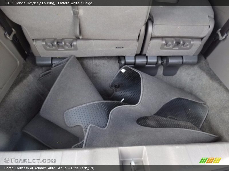 Taffeta White / Beige 2012 Honda Odyssey Touring