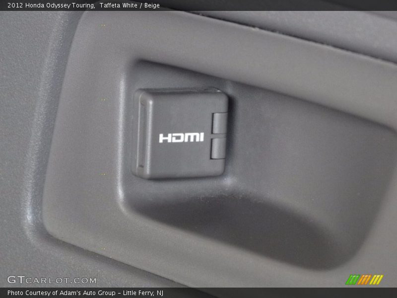 Taffeta White / Beige 2012 Honda Odyssey Touring
