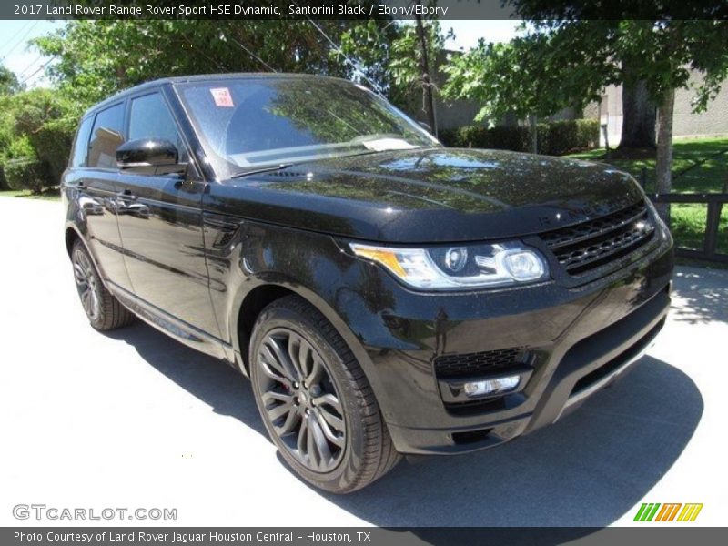 Santorini Black / Ebony/Ebony 2017 Land Rover Range Rover Sport HSE Dynamic