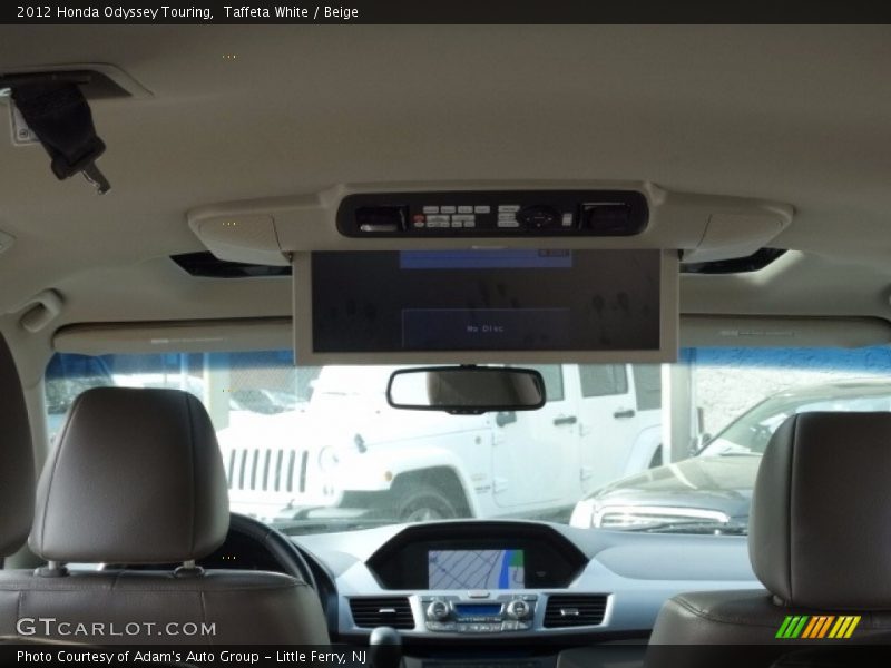 Taffeta White / Beige 2012 Honda Odyssey Touring