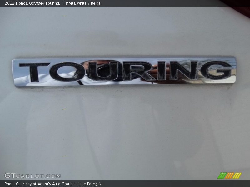 Taffeta White / Beige 2012 Honda Odyssey Touring
