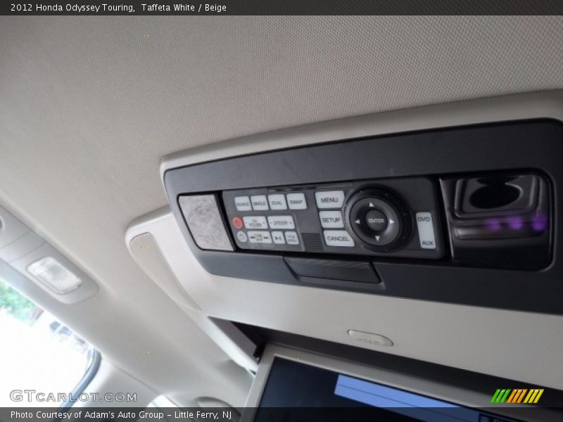 Taffeta White / Beige 2012 Honda Odyssey Touring
