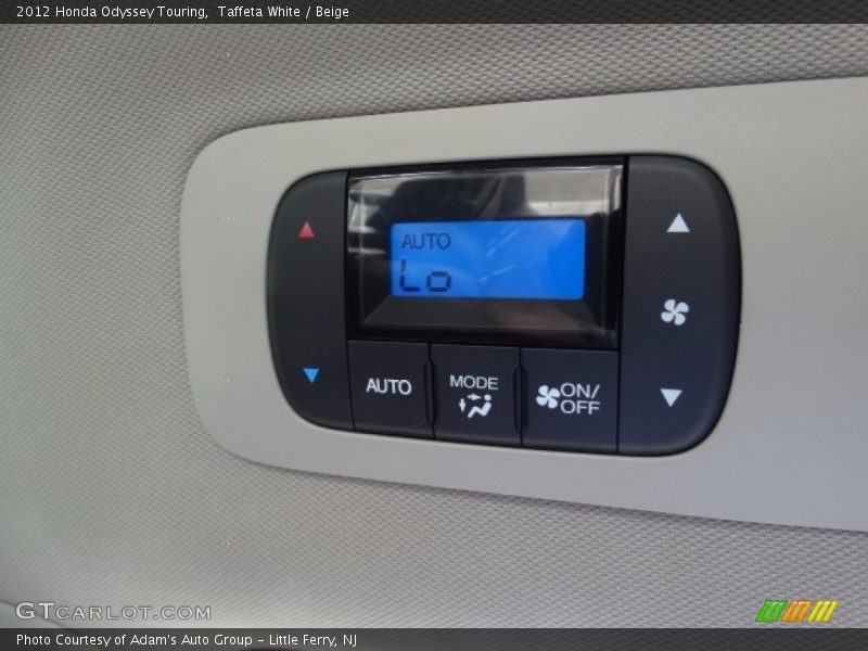 Taffeta White / Beige 2012 Honda Odyssey Touring