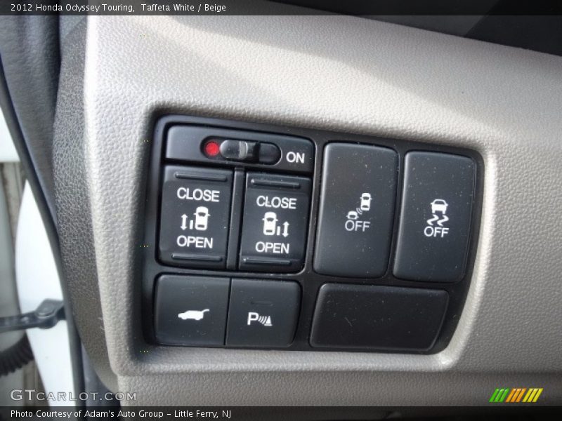 Taffeta White / Beige 2012 Honda Odyssey Touring