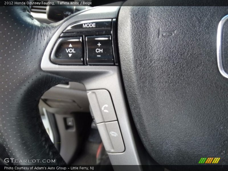 Taffeta White / Beige 2012 Honda Odyssey Touring