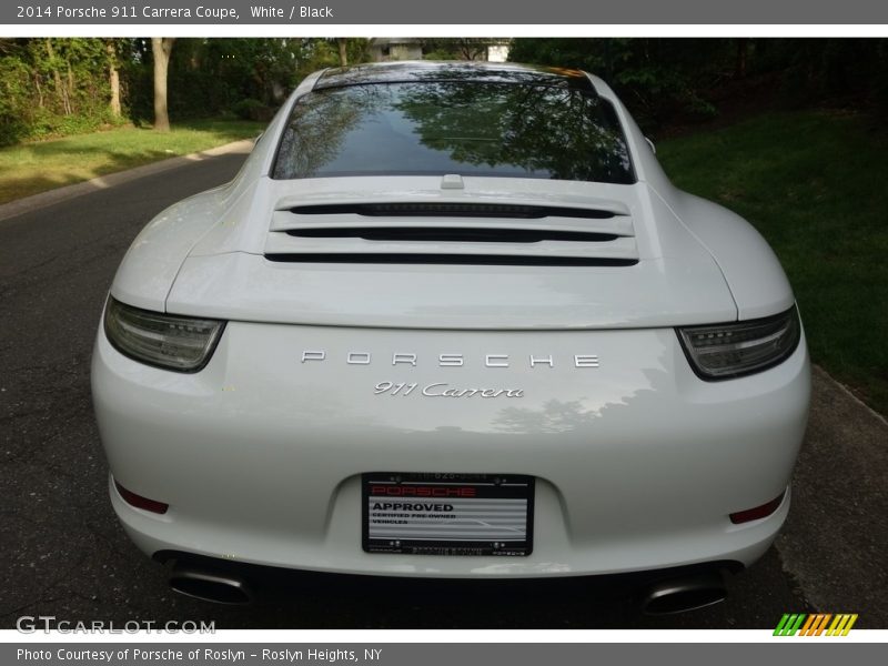 White / Black 2014 Porsche 911 Carrera Coupe