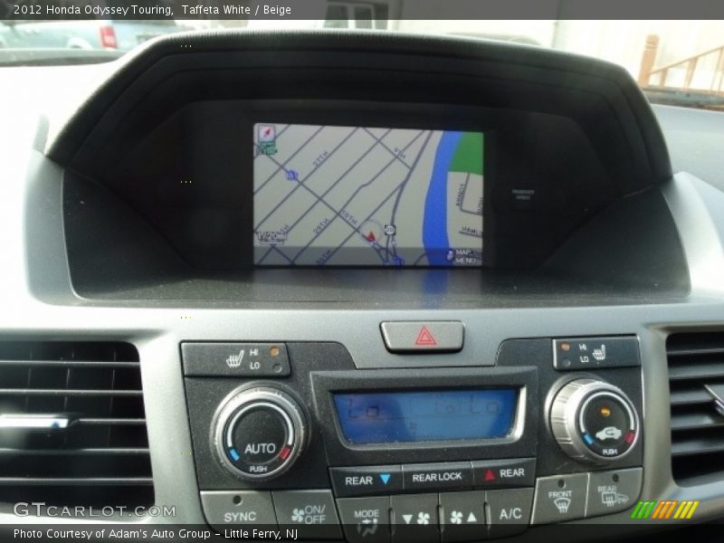 Taffeta White / Beige 2012 Honda Odyssey Touring