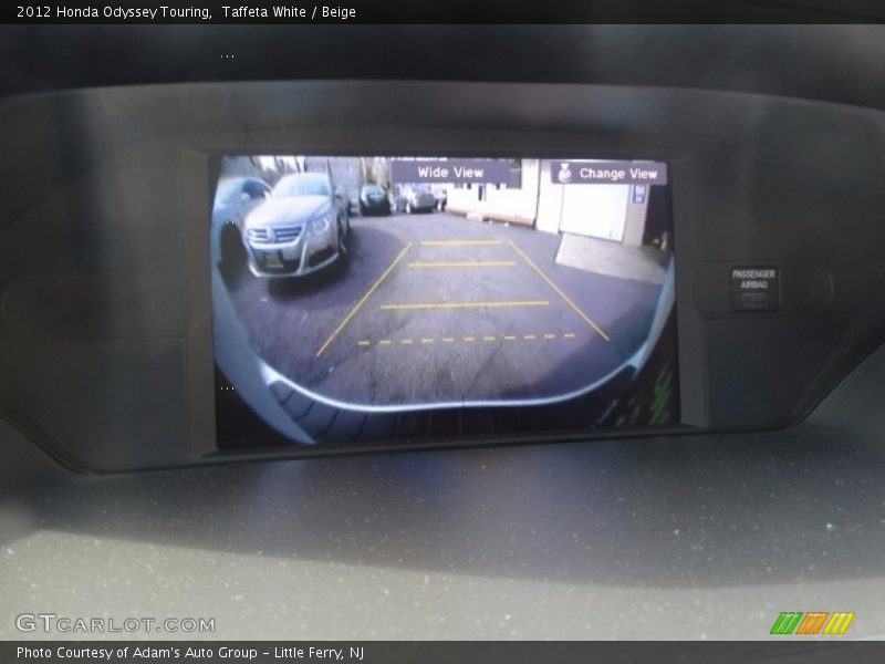 Taffeta White / Beige 2012 Honda Odyssey Touring