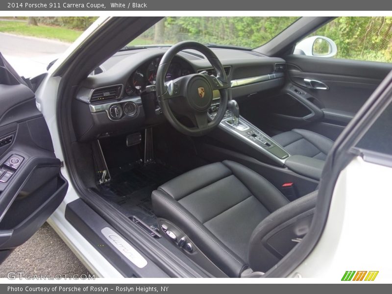 White / Black 2014 Porsche 911 Carrera Coupe