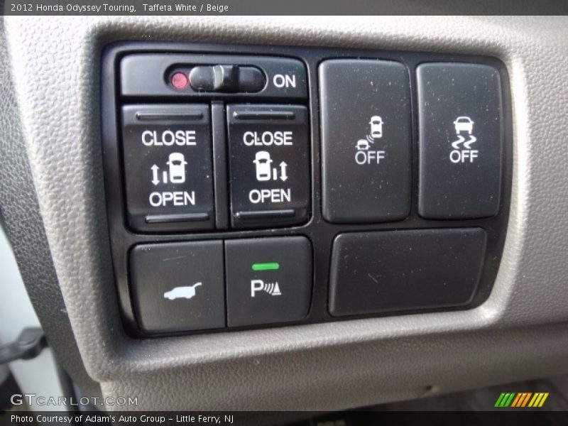 Taffeta White / Beige 2012 Honda Odyssey Touring