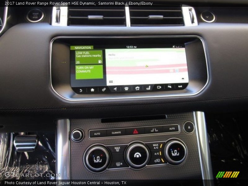 Controls of 2017 Range Rover Sport HSE Dynamic