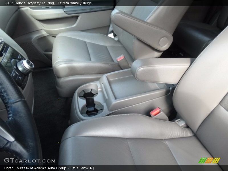 Taffeta White / Beige 2012 Honda Odyssey Touring