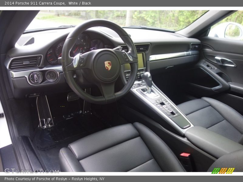 White / Black 2014 Porsche 911 Carrera Coupe