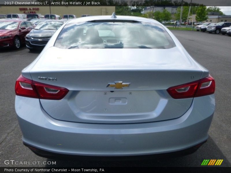 Arctic Blue Metallic / Jet Black 2017 Chevrolet Malibu LT