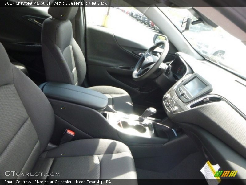 Arctic Blue Metallic / Jet Black 2017 Chevrolet Malibu LT