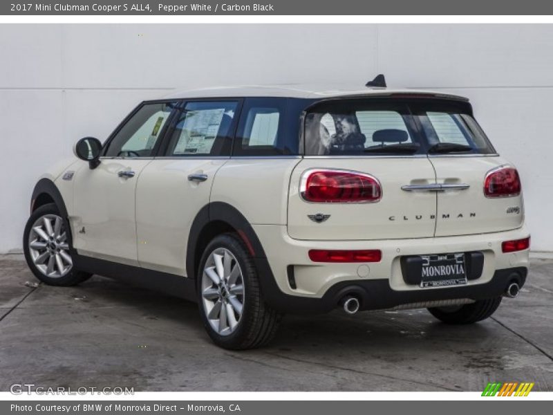 Pepper White / Carbon Black 2017 Mini Clubman Cooper S ALL4