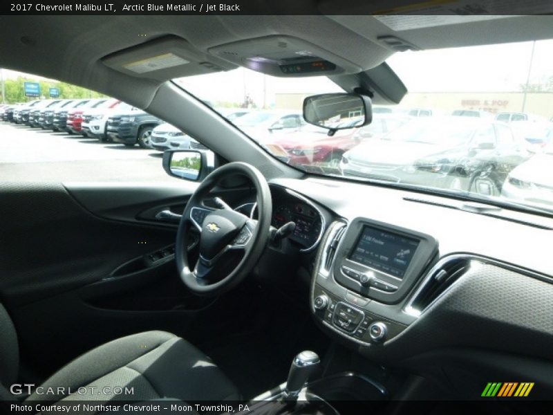 Arctic Blue Metallic / Jet Black 2017 Chevrolet Malibu LT
