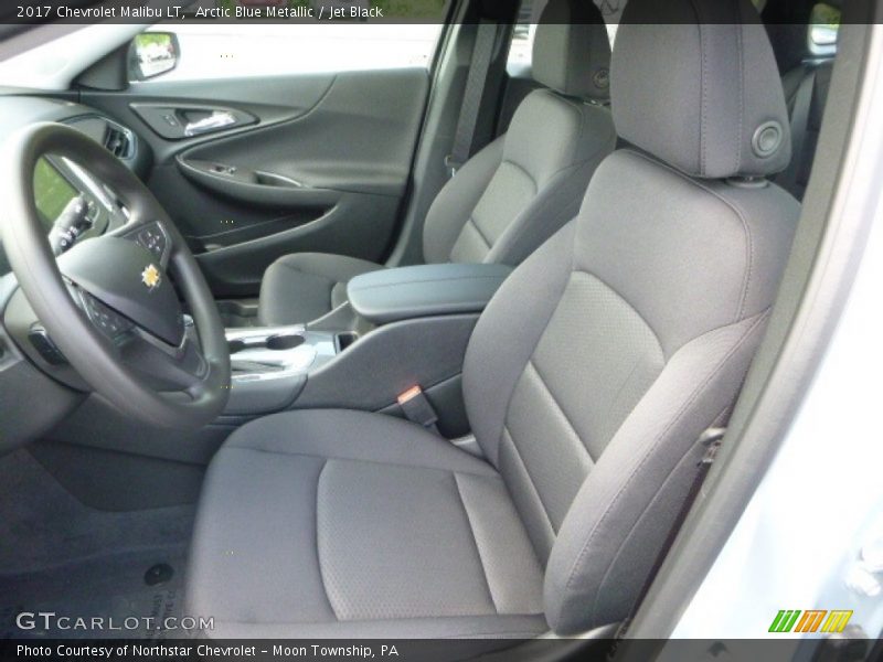 Arctic Blue Metallic / Jet Black 2017 Chevrolet Malibu LT
