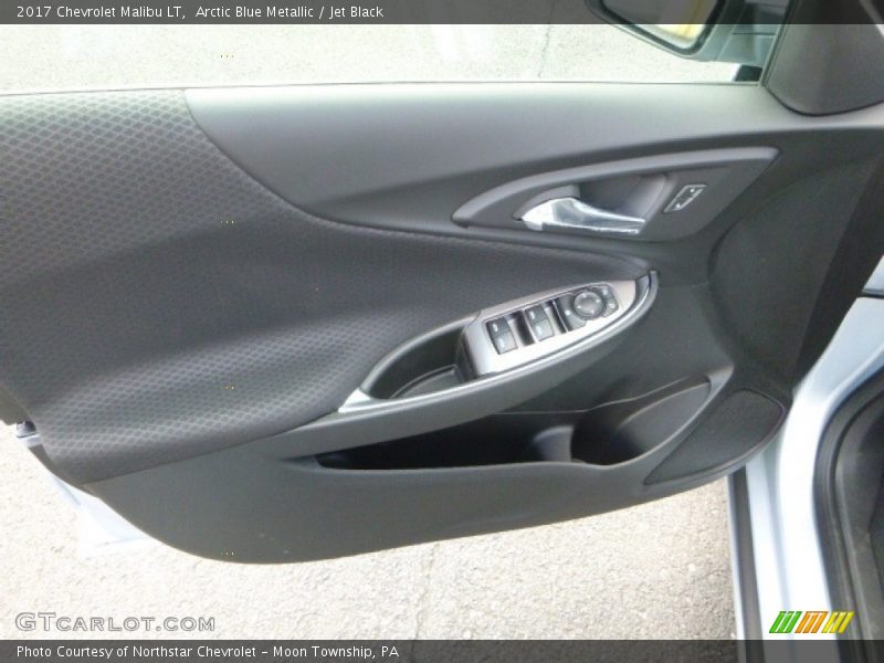 Arctic Blue Metallic / Jet Black 2017 Chevrolet Malibu LT