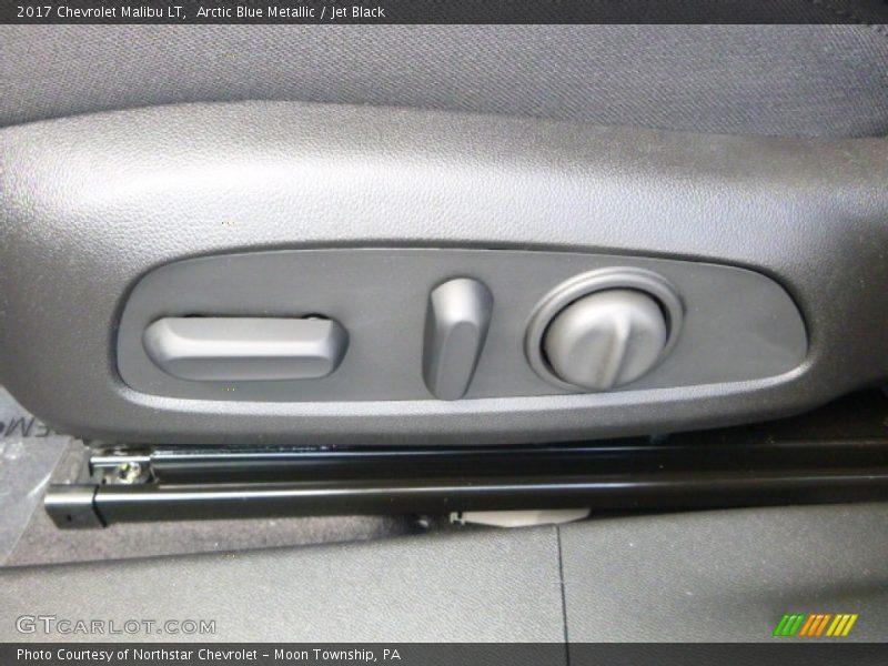 Arctic Blue Metallic / Jet Black 2017 Chevrolet Malibu LT