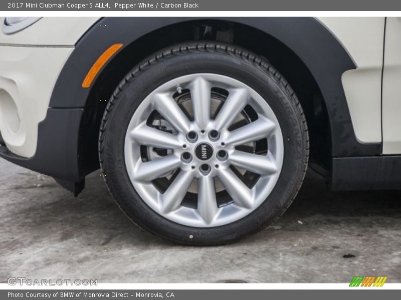 Pepper White / Carbon Black 2017 Mini Clubman Cooper S ALL4