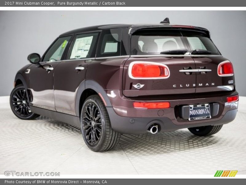 Pure Burgundy Metallic / Carbon Black 2017 Mini Clubman Cooper
