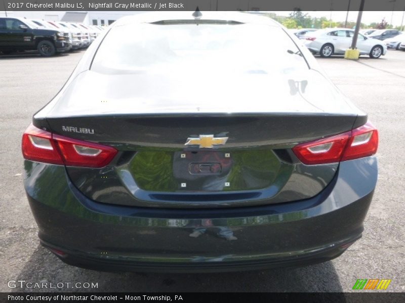 Nightfall Gray Metallic / Jet Black 2017 Chevrolet Malibu LS