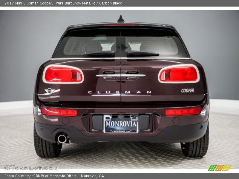 Pure Burgundy Metallic / Carbon Black 2017 Mini Clubman Cooper