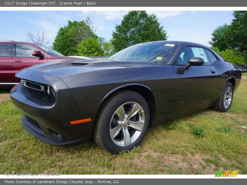 Granite Pearl / Black 2017 Dodge Challenger SXT