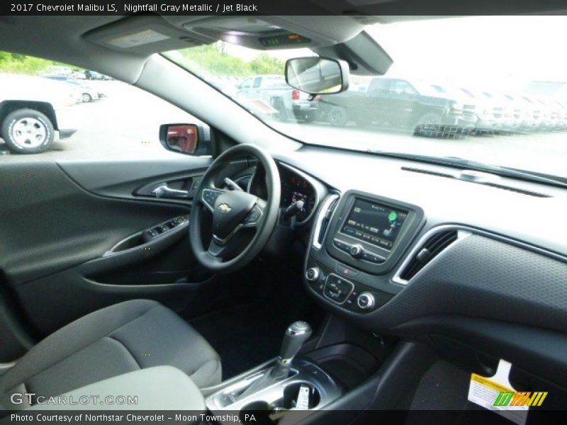Nightfall Gray Metallic / Jet Black 2017 Chevrolet Malibu LS