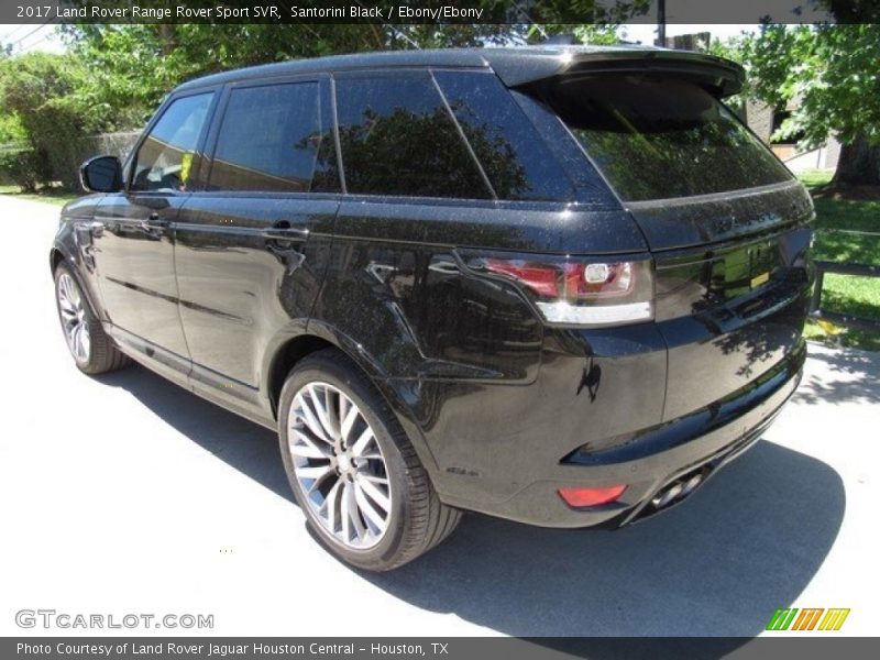 Santorini Black / Ebony/Ebony 2017 Land Rover Range Rover Sport SVR