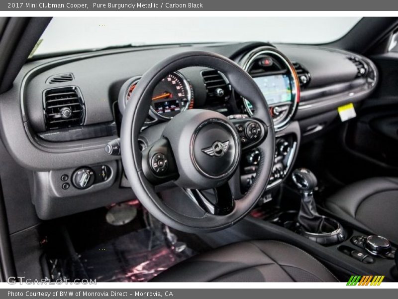 Pure Burgundy Metallic / Carbon Black 2017 Mini Clubman Cooper