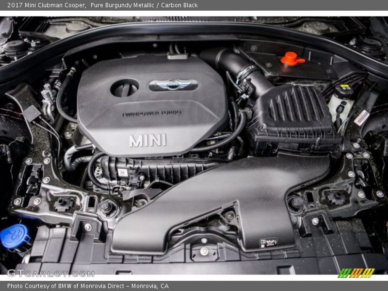 Pure Burgundy Metallic / Carbon Black 2017 Mini Clubman Cooper