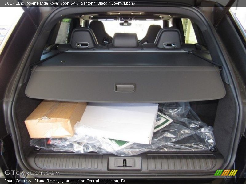  2017 Range Rover Sport SVR Trunk