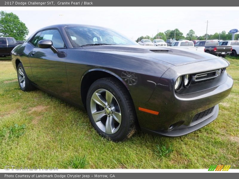 Granite Pearl / Black 2017 Dodge Challenger SXT