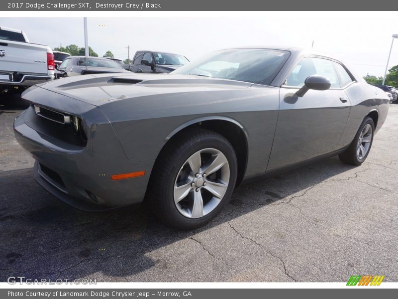 Destroyer Grey / Black 2017 Dodge Challenger SXT