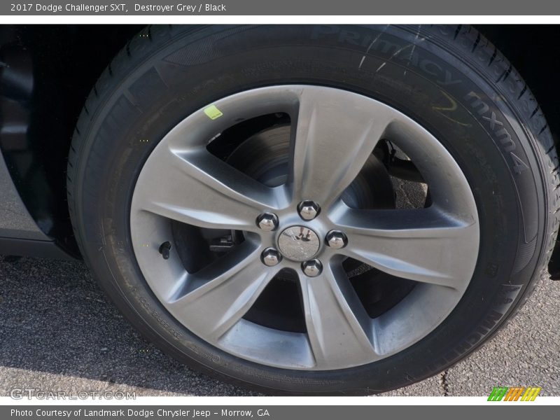 Destroyer Grey / Black 2017 Dodge Challenger SXT