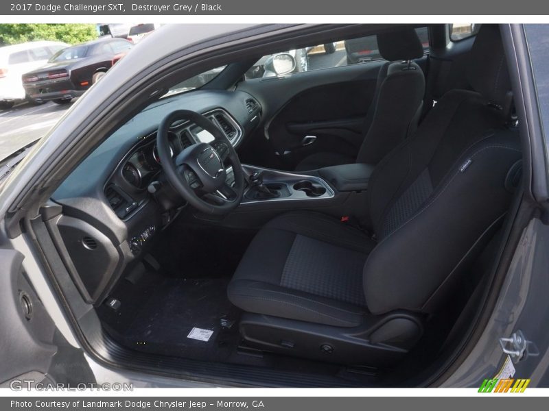 Destroyer Grey / Black 2017 Dodge Challenger SXT