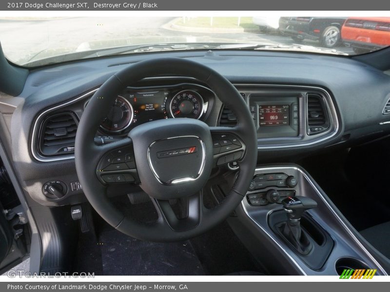 Destroyer Grey / Black 2017 Dodge Challenger SXT